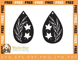 Free Free 205 Free Flower Earring Svg SVG PNG EPS DXF File