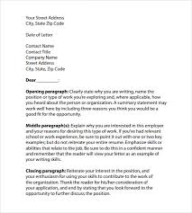 What is your reason to pursue the internship program? Free 7 Professional Cover Letter Templates In Ms Word Pdf