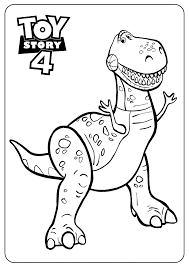 Free Toy Story 4 Coloring Page To Print And Color For Kids Rex In 2020 Toy Story Coloring Pages Coloring Books Disney Coloring Pages