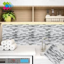 Options include ceramic or glass tiles, full slabs of a material, or even vinyl wallpaper. Hot Sale Kitchen Backsplash Adhesive Tiles China Manufacturer