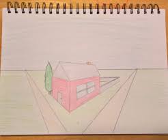 Find a room in your house or an outdoor space with buildings, structures and/or people and draw it using linear perspective. How To Draw A House In 2 Point Perspective 9 Steps With Pictures Instructables