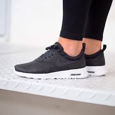 Nike Air Max Thea Premium Dark Grey Black Sneakers Women Nike Air Max Thea Premium Nike Air Max