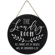 Check spelling or type a new query. Laundry Room Round Wood Wall Decor Hobby Lobby 1793033