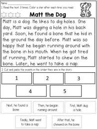 First Grade Reading Comprehension Passages And Questions Mega Bund Sequencing Reading Passages Reading Comprehension Passages First Grade Reading Comprehension