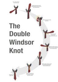How to tie a tie: Strange Nostalgia For The Future How To Tie A Tie Double Windsor Knot Neck Tie Knots Windsor Tie Knot