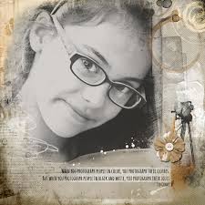 Use Texture, Shape, and Contrast for No-Color Pages With Punch