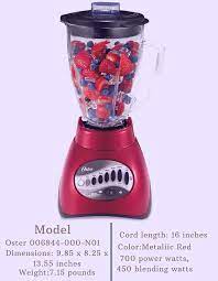 Oster 6844 6 Cup Glass Jar Blender Glass Blender Blender Best Blenders