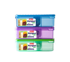 Decor Pumped Duo 3 Lunchbox 1 5l With 200ml Drink Flask 3 Colours Chef S Complements