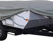SavvyCraft Waterproof Pop Up Camper Cover, All Weather Protection Tent  Trailer Cover fits Popup Folding Camper Trailer 12 Feet to 14 Feet Long