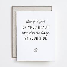Print your printable pets sympathy cards quick and easy in minutes in the comfort of your home! Part Of Your Heart Pet Sympathy Card Paper Source