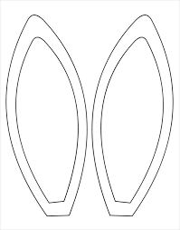Print out bunny ear printable (get them here) cut a set of ears out for each water bottle; 9 Bunny Templates Pdf Doc Free Premium Templates