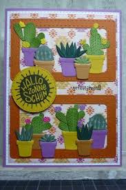 Stamp the hello phrase onto cardstock. 110 Cactus Cards Ideas Cards Cards Handmade Inspirational Cards