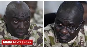 The chief of army staff, lieutenant general ibrahim attahiru, has died in an air crash along with some aides while on an official trip to kaduna state on friday evening. Buhari Service Chiefs Ibrahim Attahiru Profile And Wetin We Know About Why Buratai Sack Di Major General Am For 2017 Bbc News Pidgin