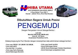 Lowongan kerja ahli pangkas rambut. Lowongan Kerja Kernet Bus Dengan