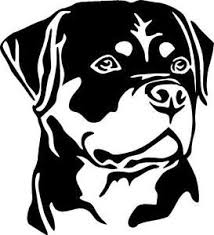 Black And White Dachshund Face Clipart Image Result For Rottweiler Clipart Black And White Dog Drawing Silhouette Clip Art Dog Silhouette