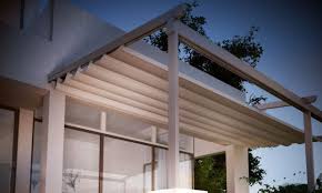 Popolare verande e coperture per terrazzo: Pergole Addossate In Alluminio Per Terrazzi E Balconi Roma Zaza Design