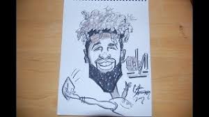 Drawing Odell Beckham Jr Caricature Youtube Work out at the 2014 nfl scouting combine. drawing odell beckham jr caricature