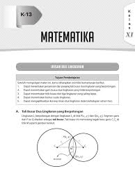 Persamaan garis singgung lingkaran dengan gradien m atau 15 soal dan pembahasannya 1. Irisan Dua Lingkaran Bagian 1 0 Pdf