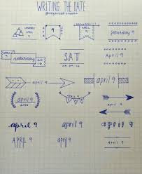 Diy Ideas For Making Beautiful Dates For Your Bullet Journal Bujo Calendars Made Pretty With Bullet Journal Planner Bullet Journal Bullet Journal Inspiration