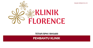 Laporan pegawai perubatan dari hospital/klinik kesihatan. Jawatan Kosong Terkini Pembantu Klinik Klinik Pakar Kanak Kanak Florence Kerja Kosong Kerajaan Swasta