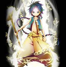Deep within the deserts lie the mysterious dungeons, vast stores of riches open for the taking by anyone lucky enough to find them and brave enough to venture into the depths from where few have ever returned. Aladdin Magi Magi The Labyrinth Of Magic Zerochan Anime Image Board