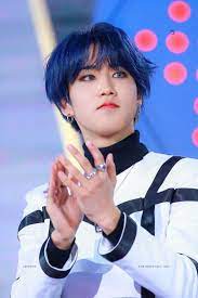 Snapchat Han Jisung 02 Jisung Blue Hair Han Jisung Stray Kids Han Stray Kids