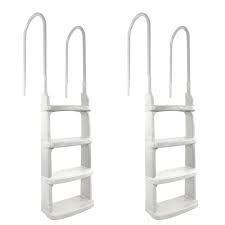 New Main Access Easy Incline Above Ground In Pool Swimming Pool Ladder 2 Pack Swimming Pool Ladders Pool Ladder Swimming Pools