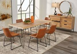 Palm Grove Brown 5 Pc Dining Room Dining Room Sets Dining Room Chairs Brown Dining Room