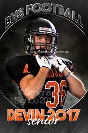 Senior Banner Template Volleyball Football Sports 24x36 Inch Etsy In 2020 Senior Banner Football Senior Pictures Football Banner