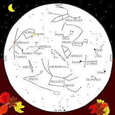 Homework Term One 09 10 Fall Star Chart Constellations