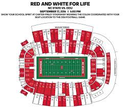 Red Out White Out Seating Chart Vs Odu Pack Insider