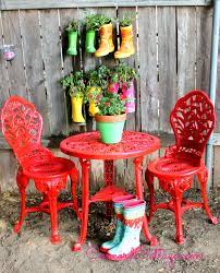 Outdoor Bistro Set Spray Paint Makeover Painting Patio Furniture Painted Patio Outdoor Bistro Set