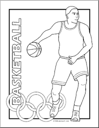 There are tons of great resources for free printable color pages online. Summer Olympics Coloring Page Basketball Abcteach