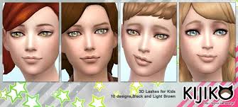 Nov, 16, 2014 posted in the sims4, ts4 makeup. 3d Lashes For Kids At Kijiko Sims 4 Updates