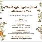 Thanksgiving Inspired Afternoon Tea event image