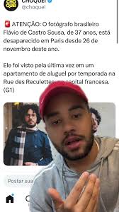 Desaparecimento do Fotograf Flávio Castro em Paris