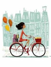 Riding My Bike Glucklicher Geburtstag Fahrrad Zeichnung Alles Gute Zum Geburtstag Karten
