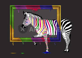 Check spelling or type a new query. Rainbow Zebra Graphic Illustration Art Prints And Posters By Monika Juengling Artflakes Com