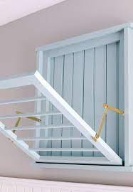 40 in indoor outdoor retractable industrial gray wall mount drying. Diy Wall Mounted Drying Rack Free Plans The Whoot Drying Rack Laundry Laundry Room Diy Laundry Room Decor