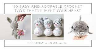 Alibaba.com offers 1,035 crochet cat toy products. 20 Easy And Adorable Crochet Toys That Ll Melt Your Heart Dabbles Babbles