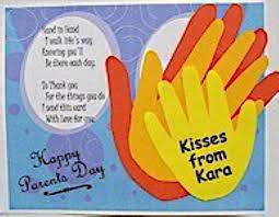 Beautiful birthday card making | diy birthday card ideas | dinesh artshey! Handprint Parents Day Card