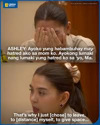 AshleyOrtega in front of her mother's photo: "I left because hindi ko na  kaya talaga. I know I caused you so much pain when I left, kasi alam kong  binuhos mo rin