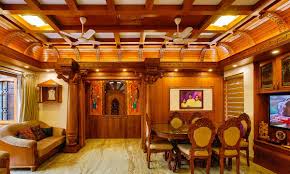 It can be of contemporary design or carved traditional pieces. 38 Living Room Kerala Traditional House Interior