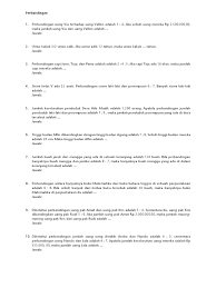 Ujian tengah semester 2 (uts mid) matematika sd mi kelas 5 Soal Perbandingan Pdf