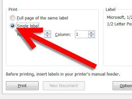 Most office printers have a maximum print area that is less then the full width & height of the page (.5 in or so being common) so, if your work extends to the very side i will try your tip to see how it comes out. How To Create And Print Labels For A Single Item Or Address In Microsoft Word