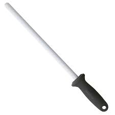 10 Inch Ceramic Knife Sharpener Rod With Good Grips Abs Handle Sharpen The Edge Quickly In 2020 Knife Sharpening Ceramic Knife Ceramic Knife Sharpener