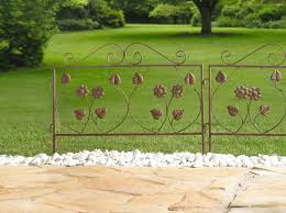 Metall Steckzaun Blume Braun 57x45 Cm Deko Garten Teich Zaun Beet Begrenzung Kaufen Bei Come4buy Gmbh