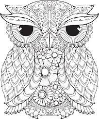 Coloring Pages For Adults PDF Free Download | Owl coloring pages, Mandala  coloring pages, Bird coloring pages