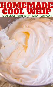 Homemade Cool Whip That Is Stable Like The Store Bought Kind But Made At Home And So Deli Homemade Cool Whip Whipped Topping Recipe Recipes With Whipping Cream