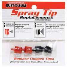 Rust Oleum Stops Rust 1 In Standard And Fan Spray Tip Replacements 24 Pack 7898000 The Home Depot